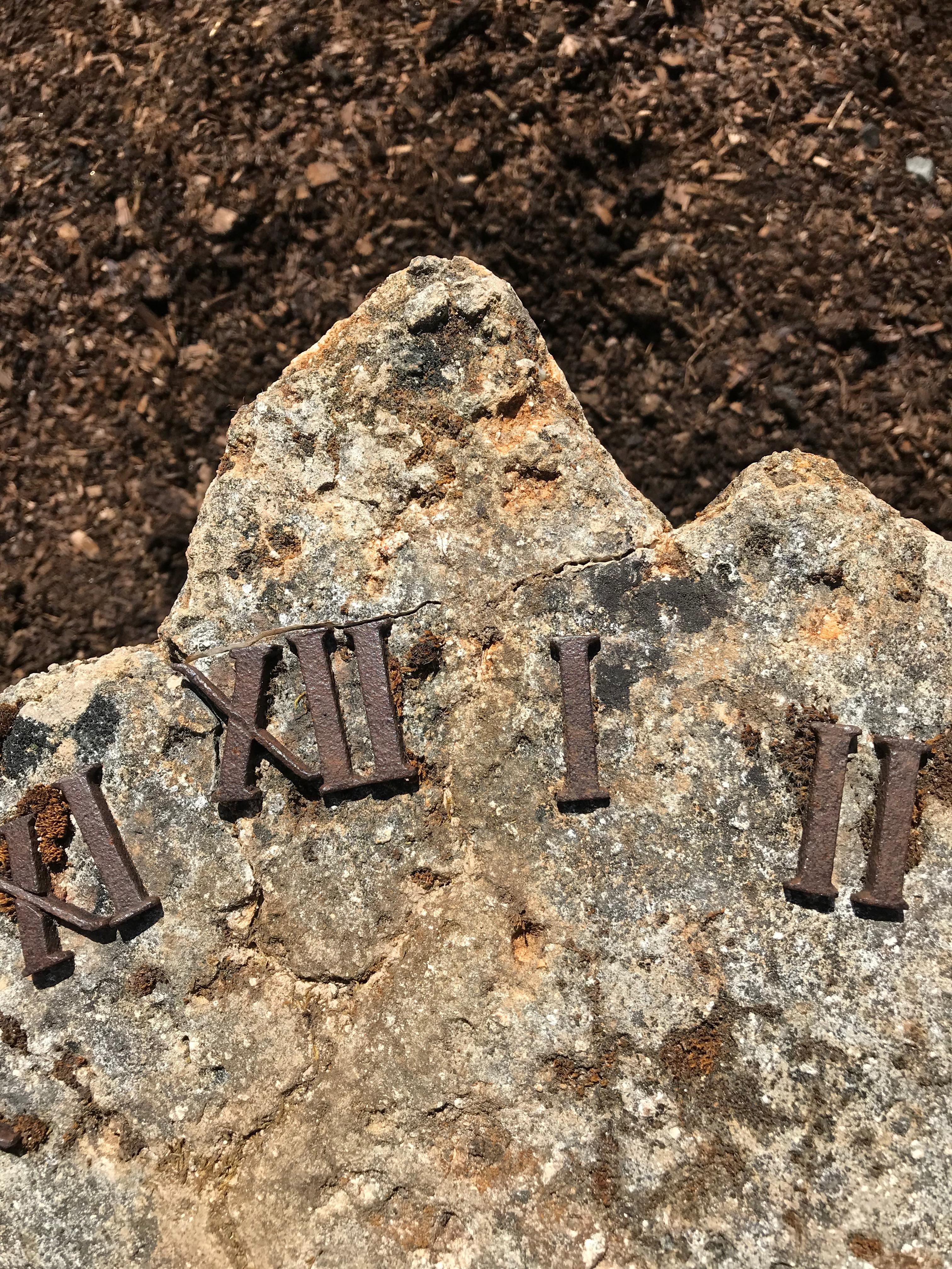 French 19th Century Hand Carved Stone Capital Sundial 2