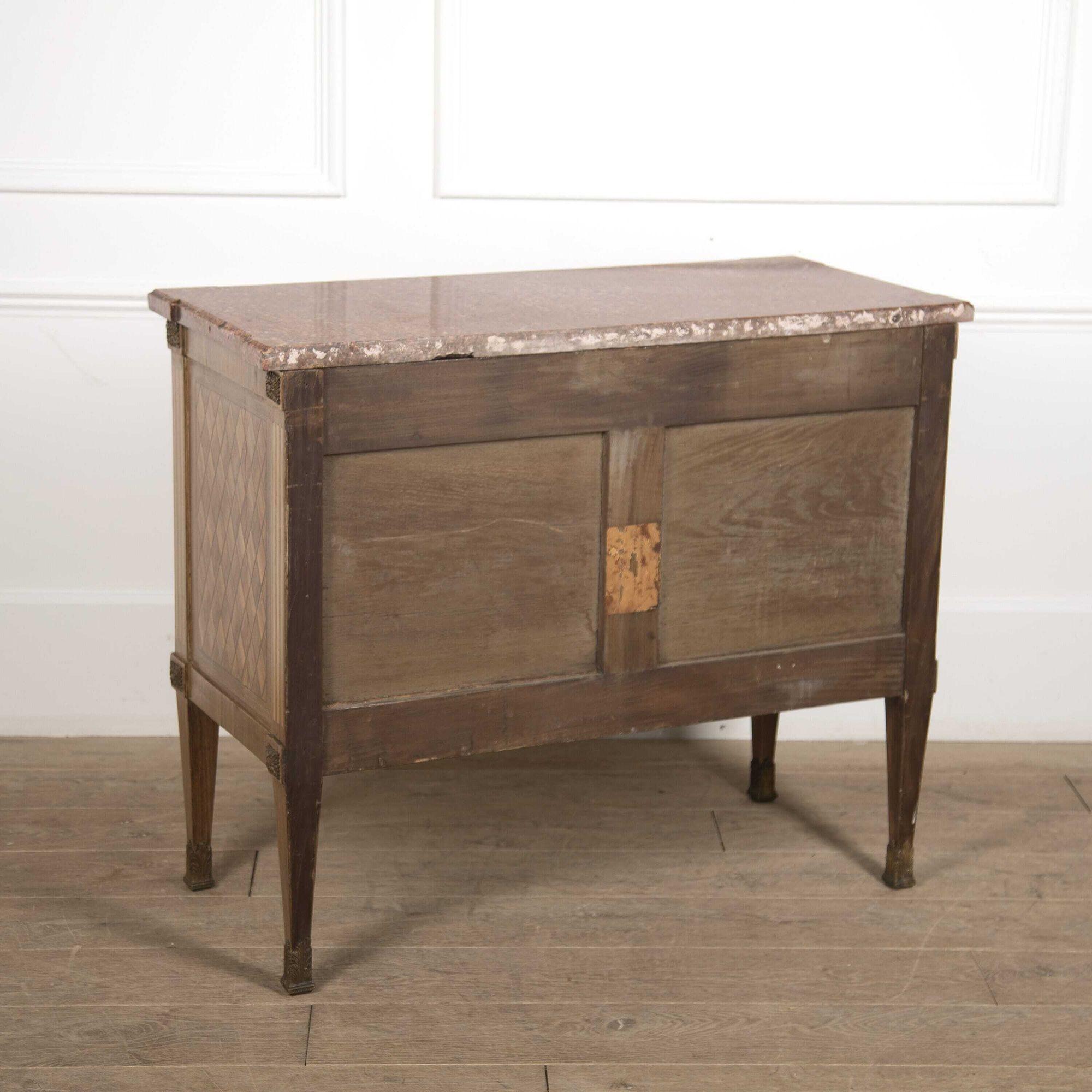 French 19th Century Inlaid Commode For Sale 9