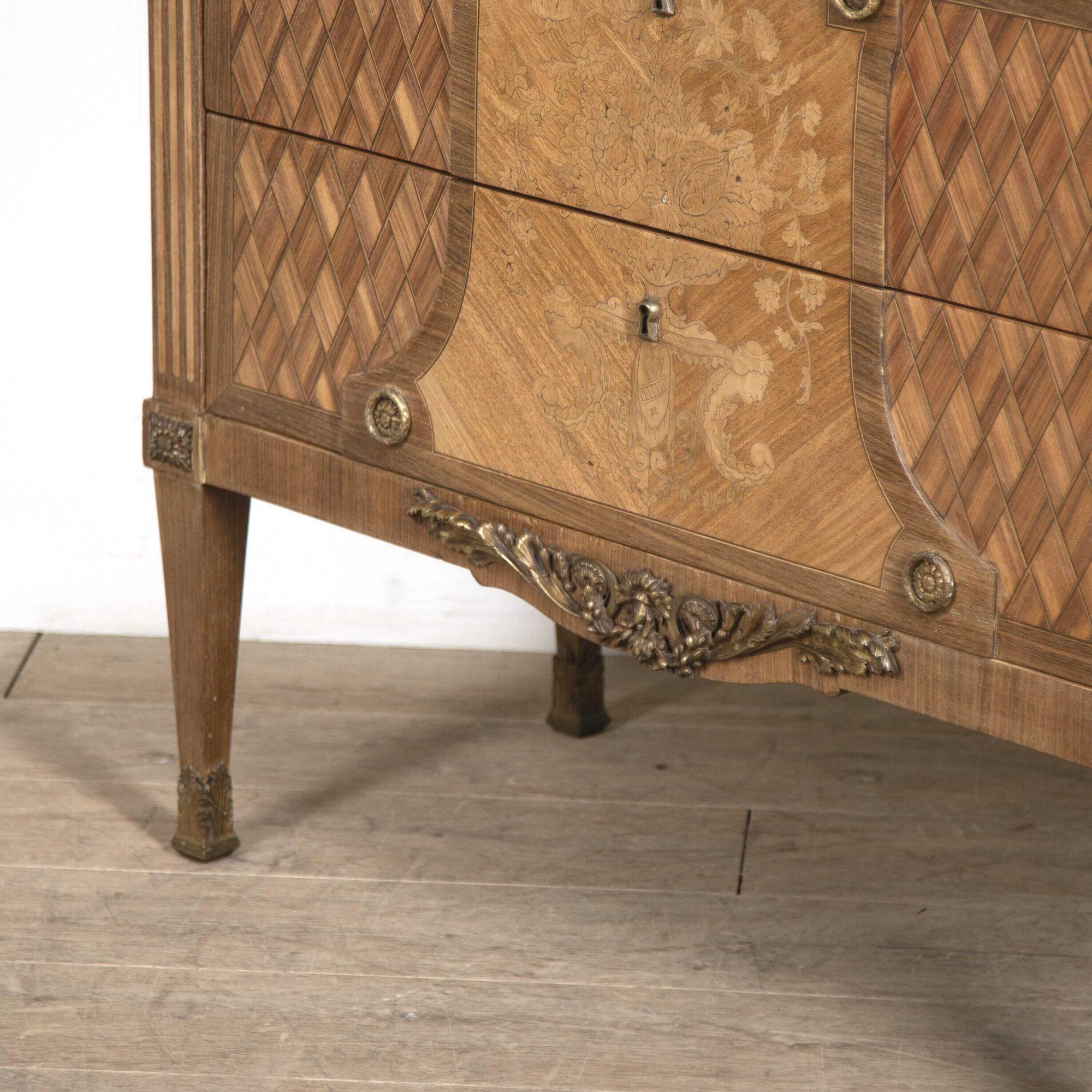 French 19th Century Inlaid Commode For Sale 3