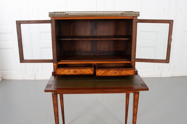 Metal French 19th Century Inlay Lady’s Desk For Sale