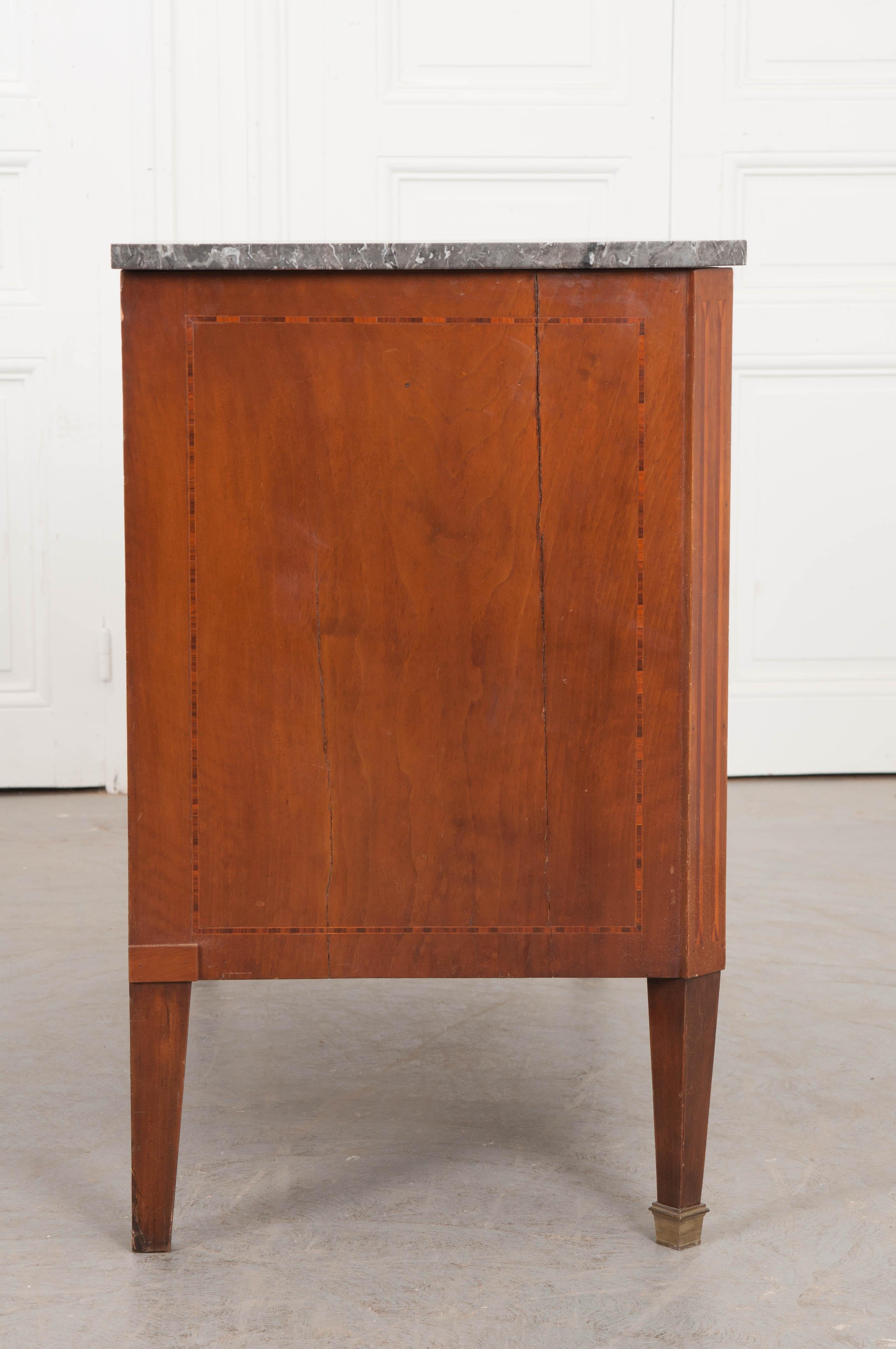 French 19th Century Inlay Mahogany Directoire-Style Commode 2