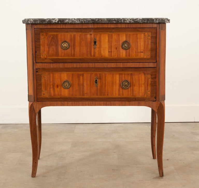 French Inlay French 19th Century Inlay Petite Commode For Sale at 1stDibs