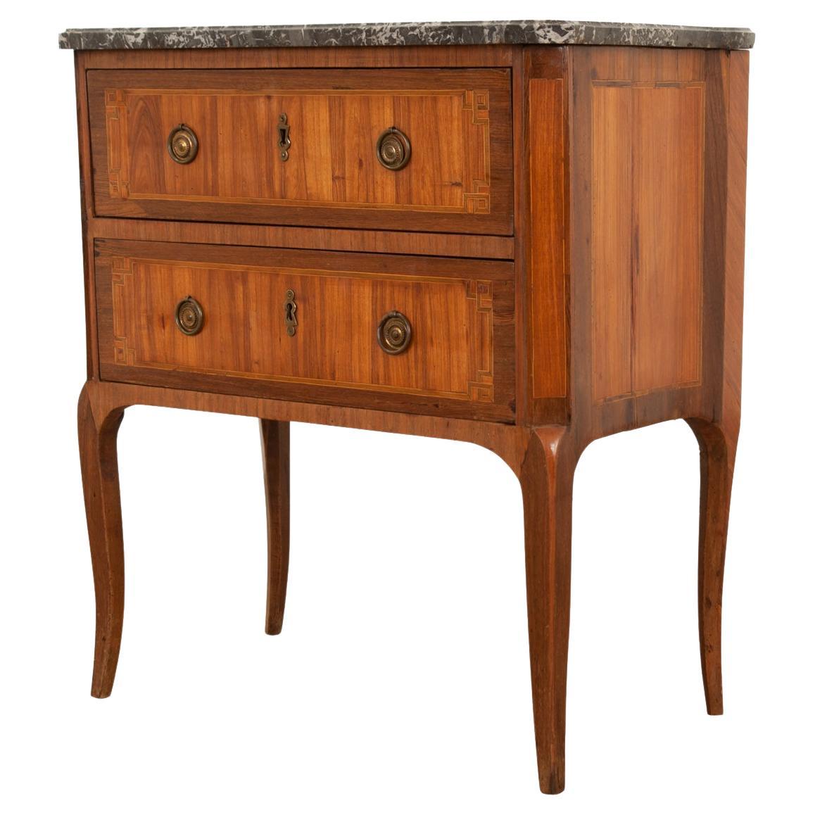 French 19th Century Inlay Petite Commode For Sale