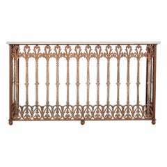 Used French 19th Century Iron Console