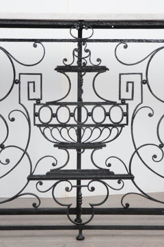 French 19th Century Iron Console Table