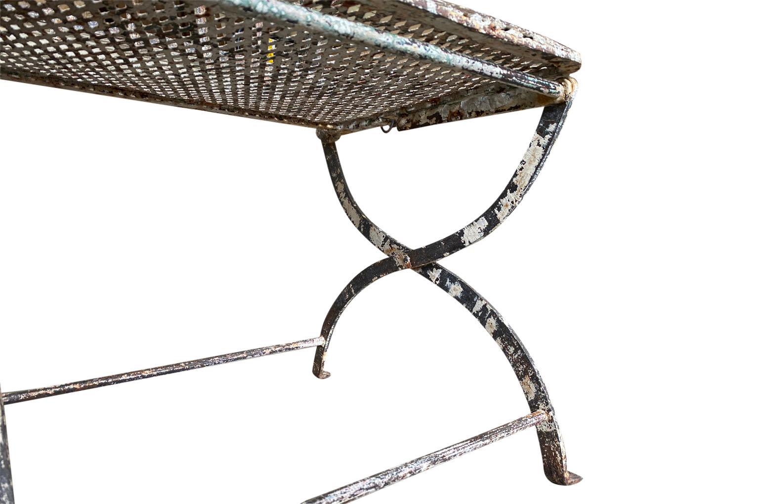 French, 19th Century, Iron Garden Bench For Sale 6