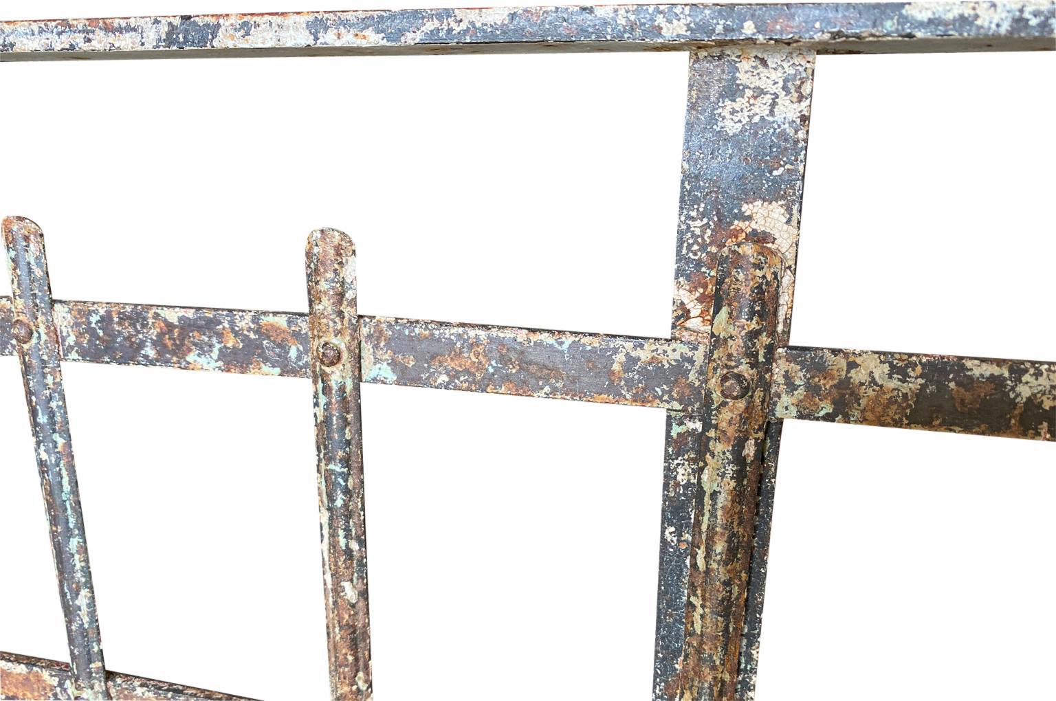 French, 19th Century, Iron Garden Bench For Sale 12