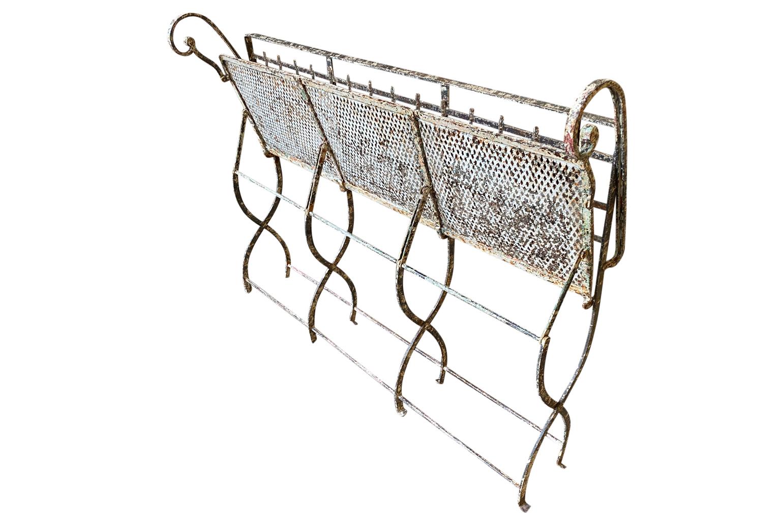 French, 19th Century, Iron Garden Bench For Sale 14