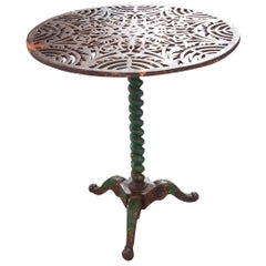 French 19th Century Iron Garden Table