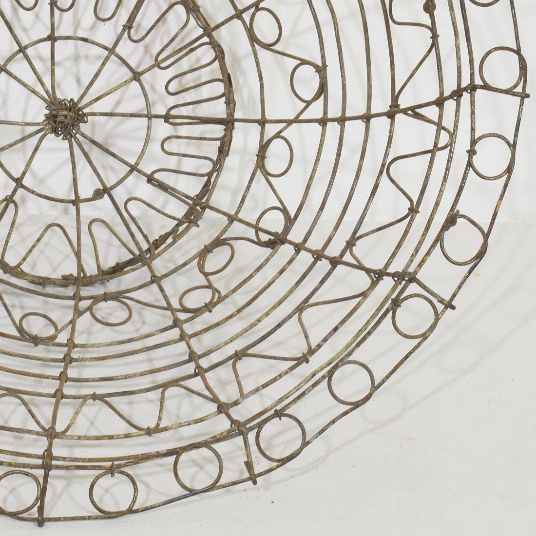 Cesto in ferro francese del XIX secolo in vendita 4