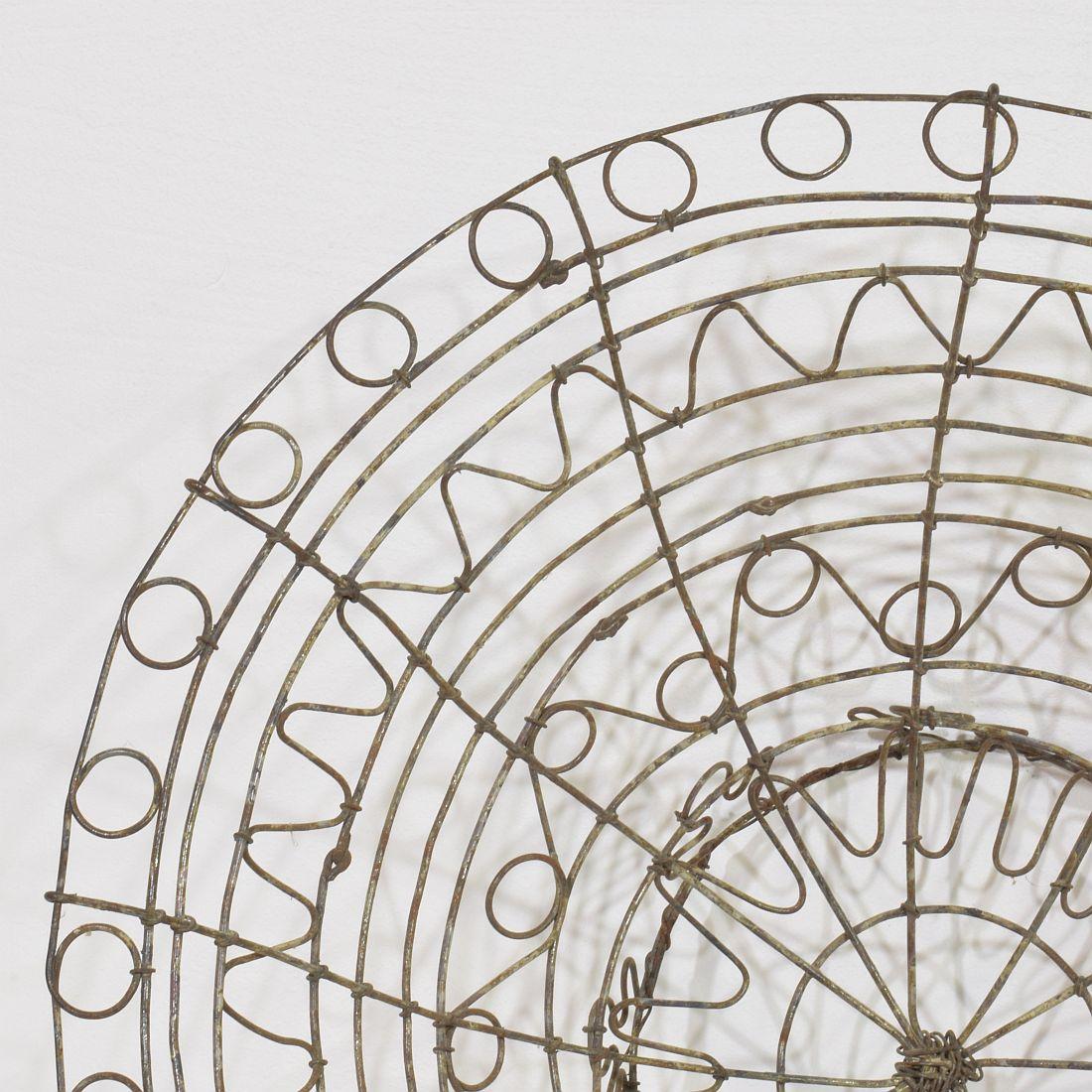 Cesto in ferro francese del XIX secolo in vendita 1