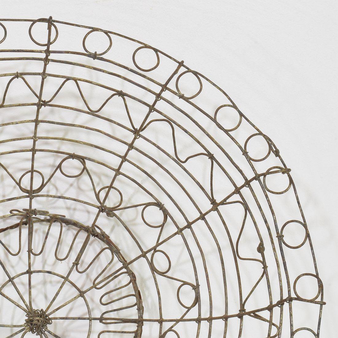 Cesto in ferro francese del XIX secolo in vendita 2