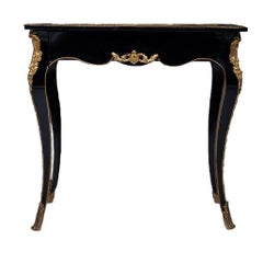 French 19th Century Japanese Lacquer Bureau Plat in Napoleon III Style