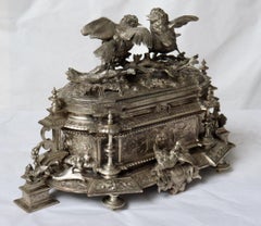 French 19th Century Jewelry Casket by Alphonse Giroux et Cie Paris & J.Moigniez