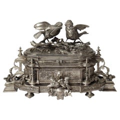 Antique French 19th Century Jewelry Casket by Alphonse Giroux et Cie Paris & J.Moigniez