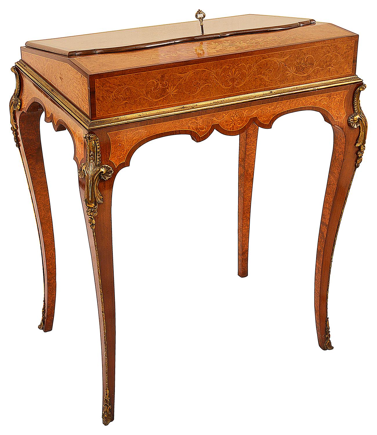 French 19th Century Ladies Writing Desk For Sale 4