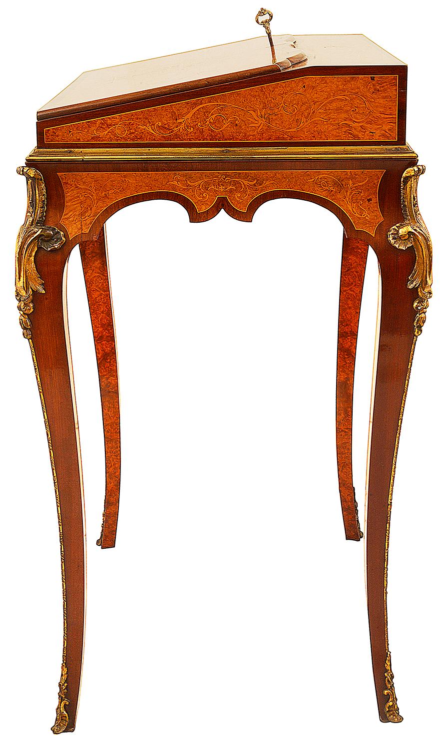 French 19th Century Ladies Writing Desk For Sale 6