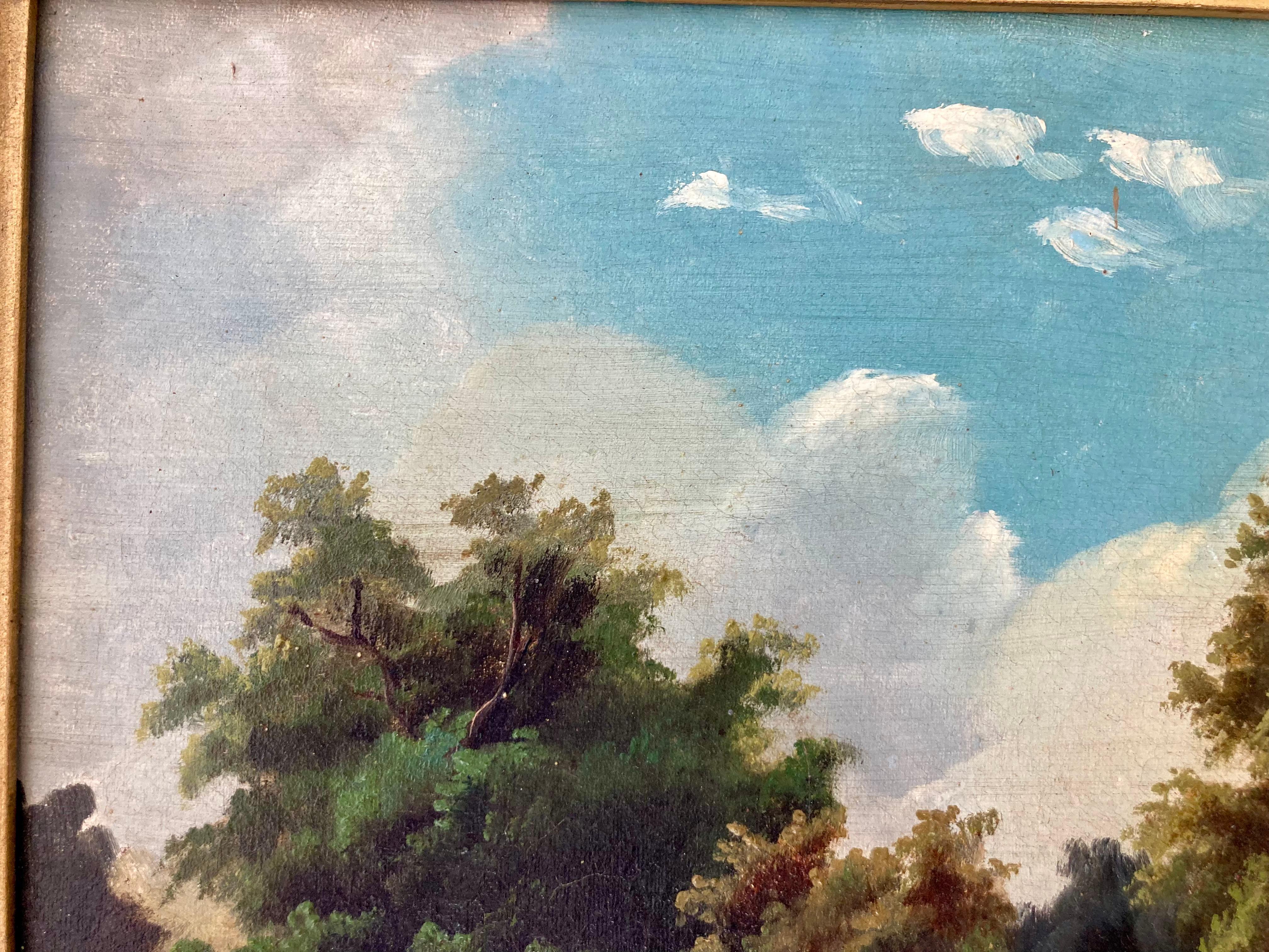 French 19th Century Landscape Painting For Sale 2