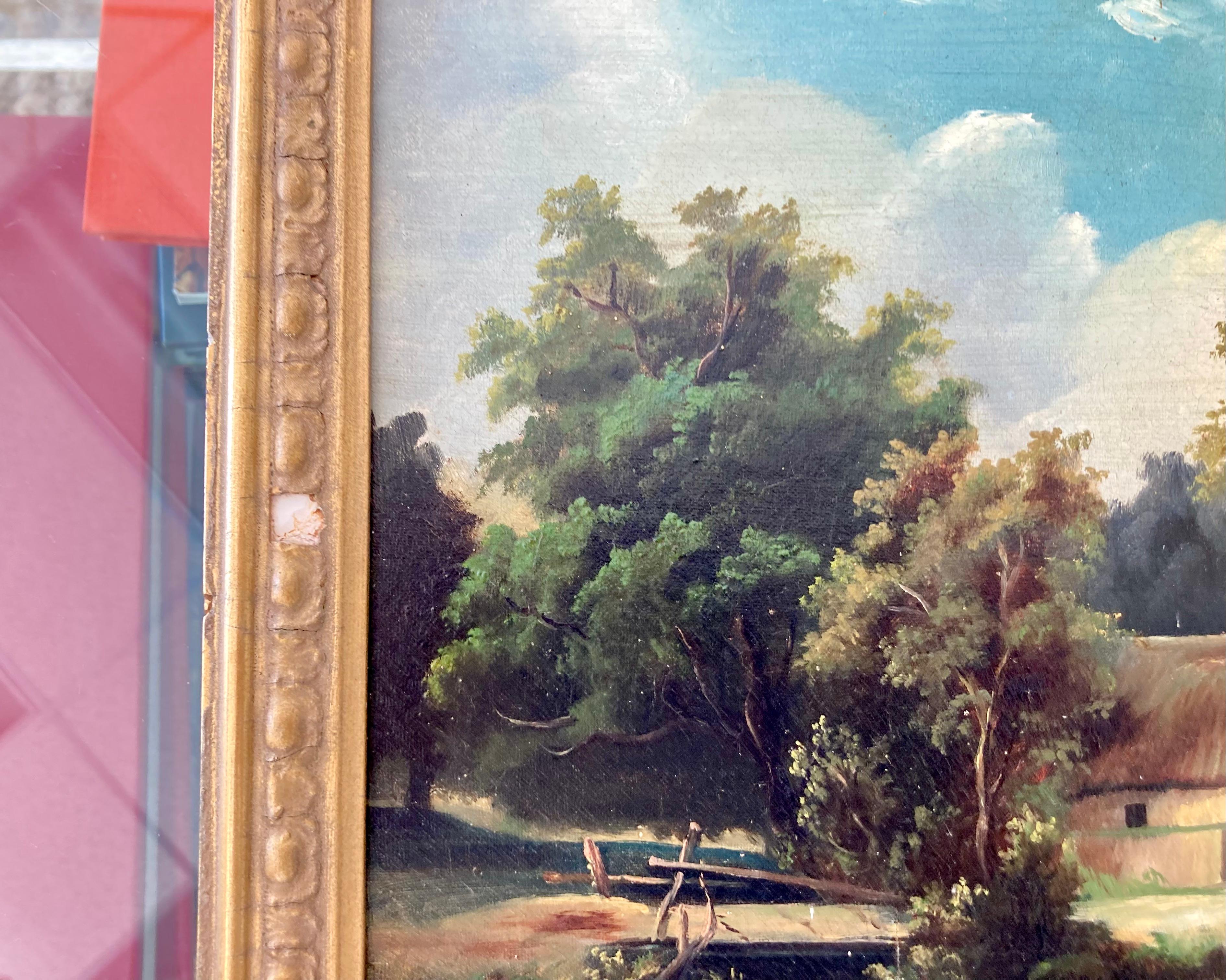 French 19th Century Landscape Painting For Sale 4