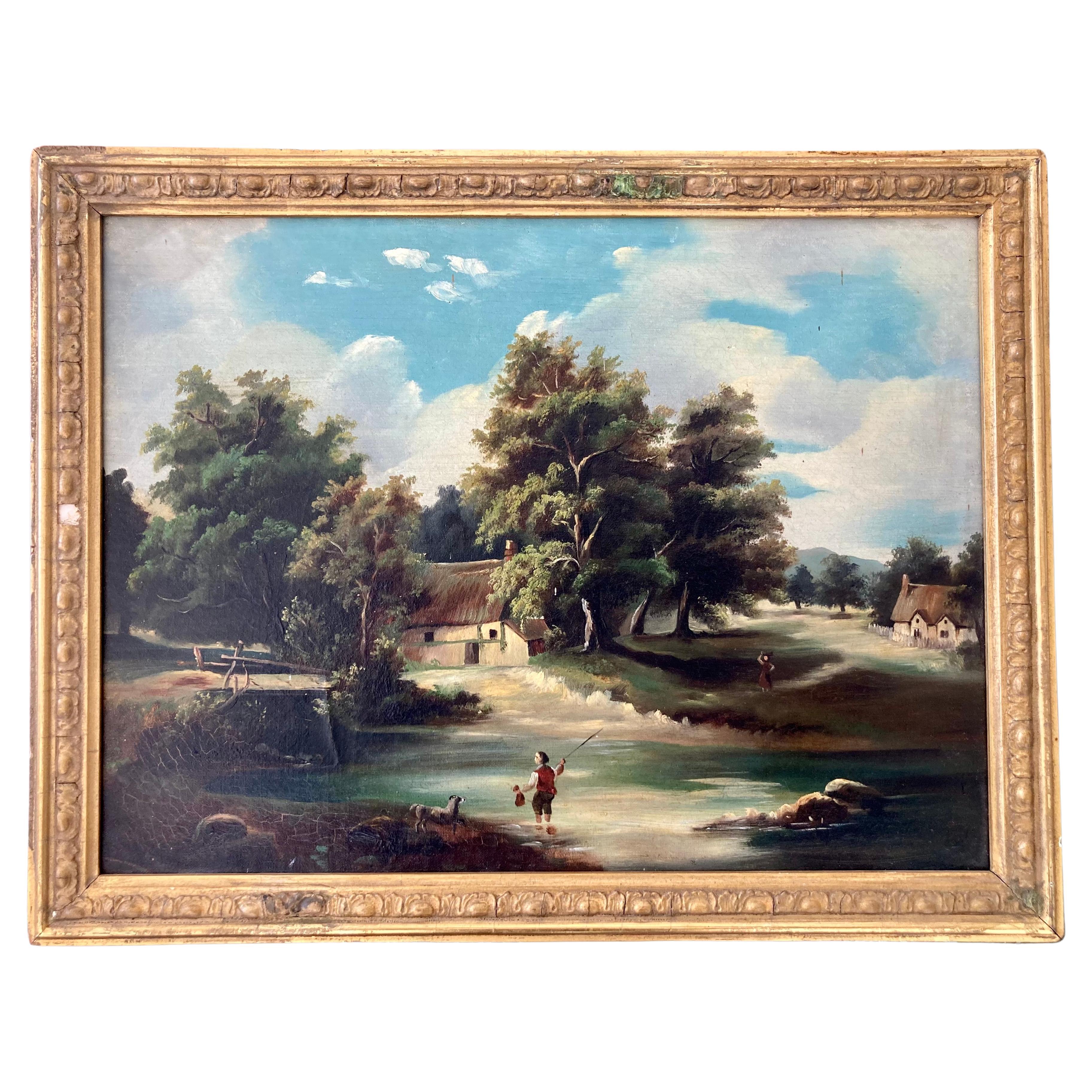 French 19th Century Landscape Painting