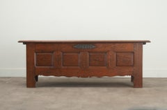 French 19th Century Large Inlay Coffer