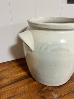 French 19th Century Large Stoneware Confit Pot