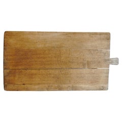 French 19th Century Large Wood Bread Board