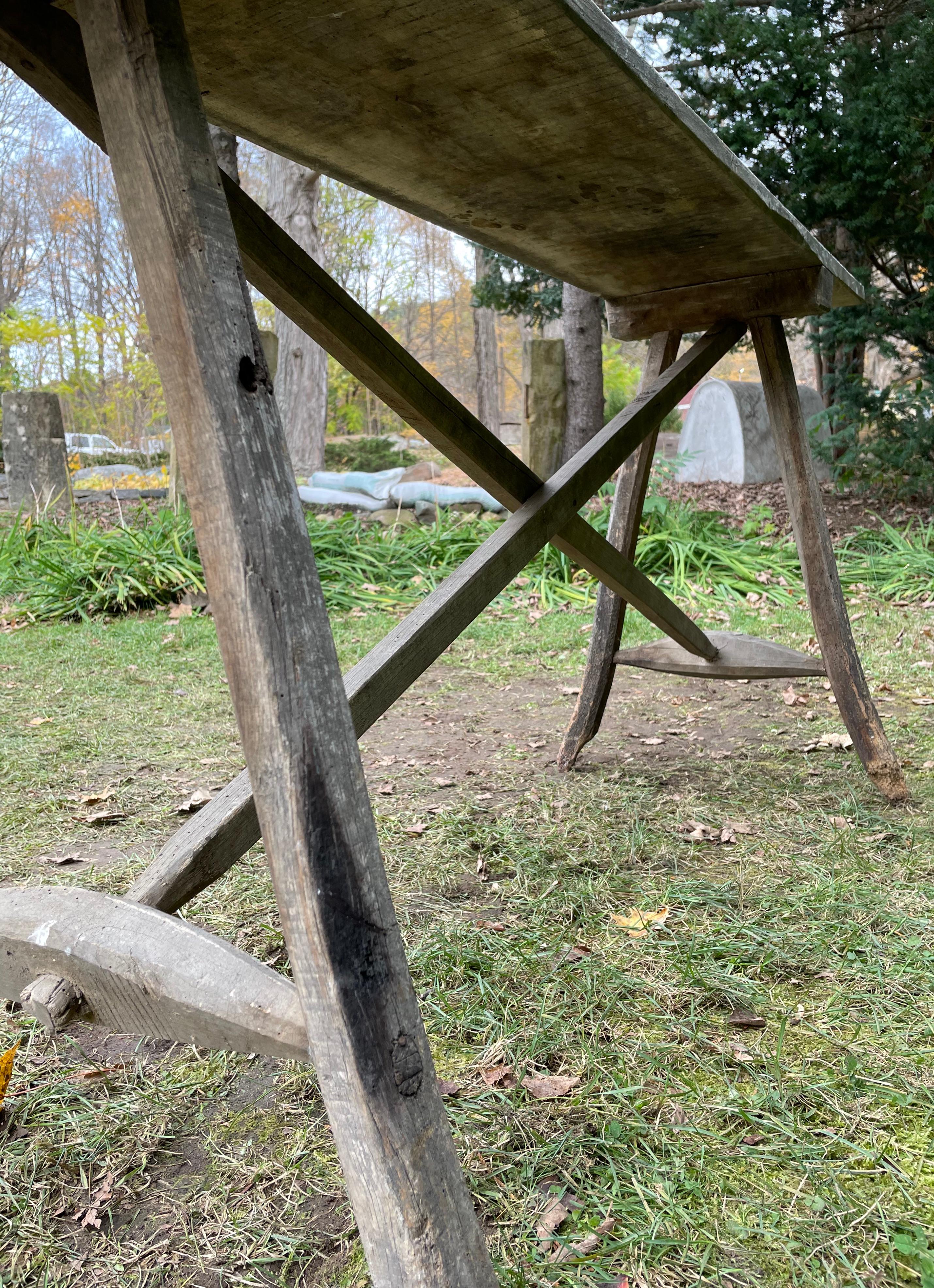 French 19th Century Lavandiere Console Table 4