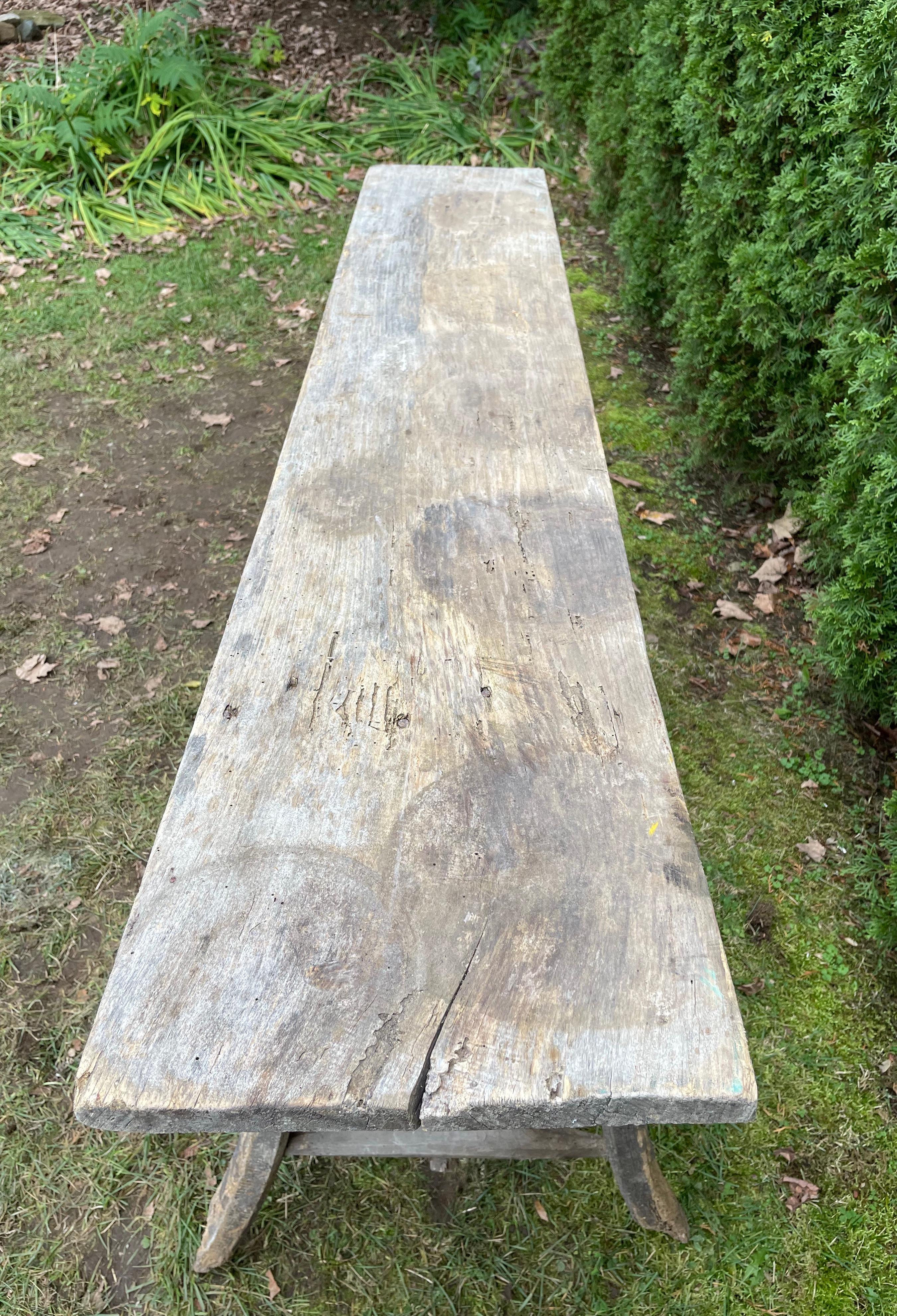 Fir French 19th Century Lavandiere Console Table