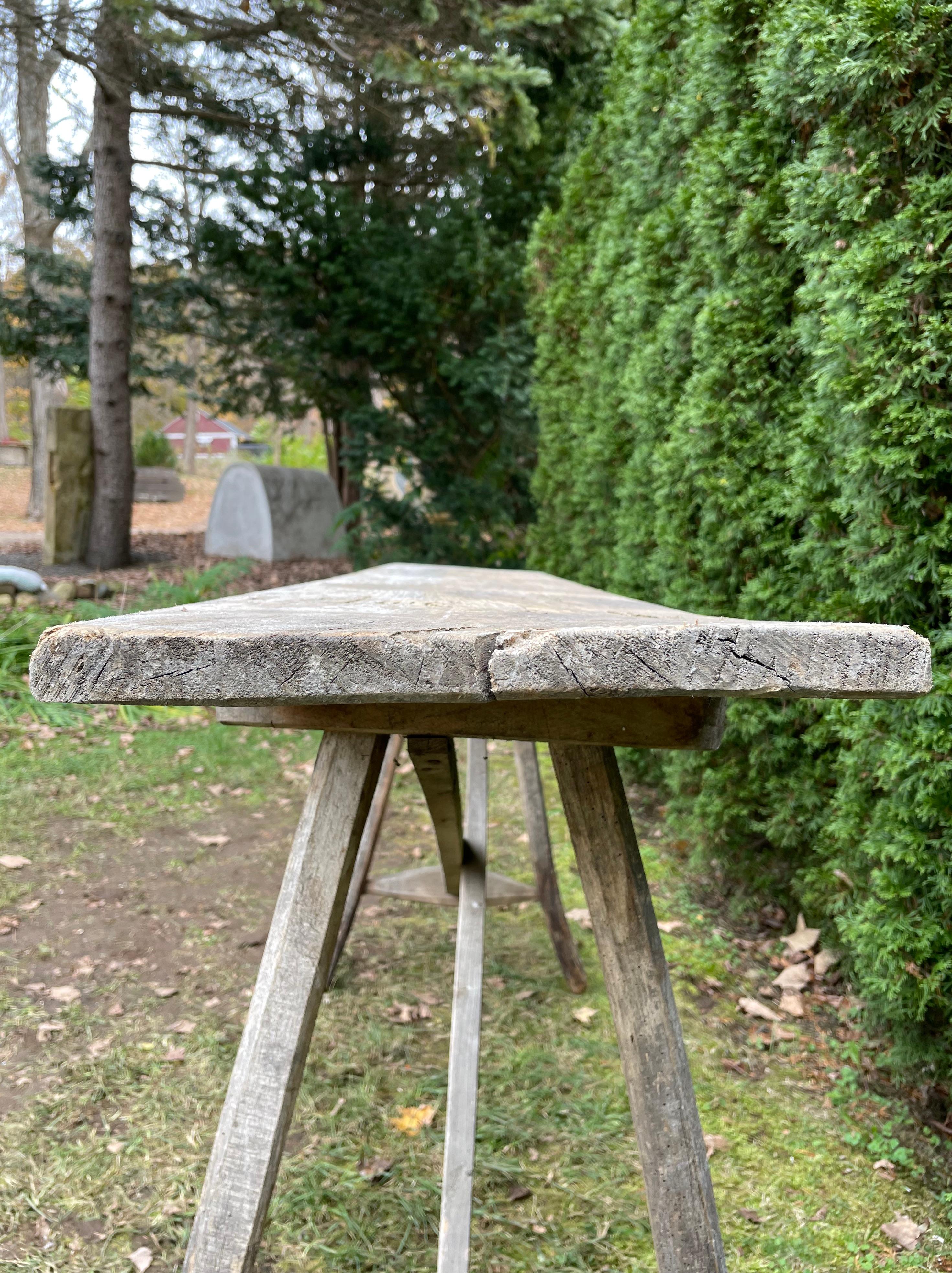 French 19th Century Lavandiere Console Table 1