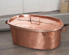 French 19th Century Lidded Copper Kettle