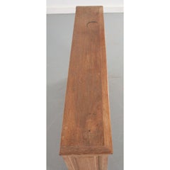 French 19th Century Lime Washed Oak Bookcase