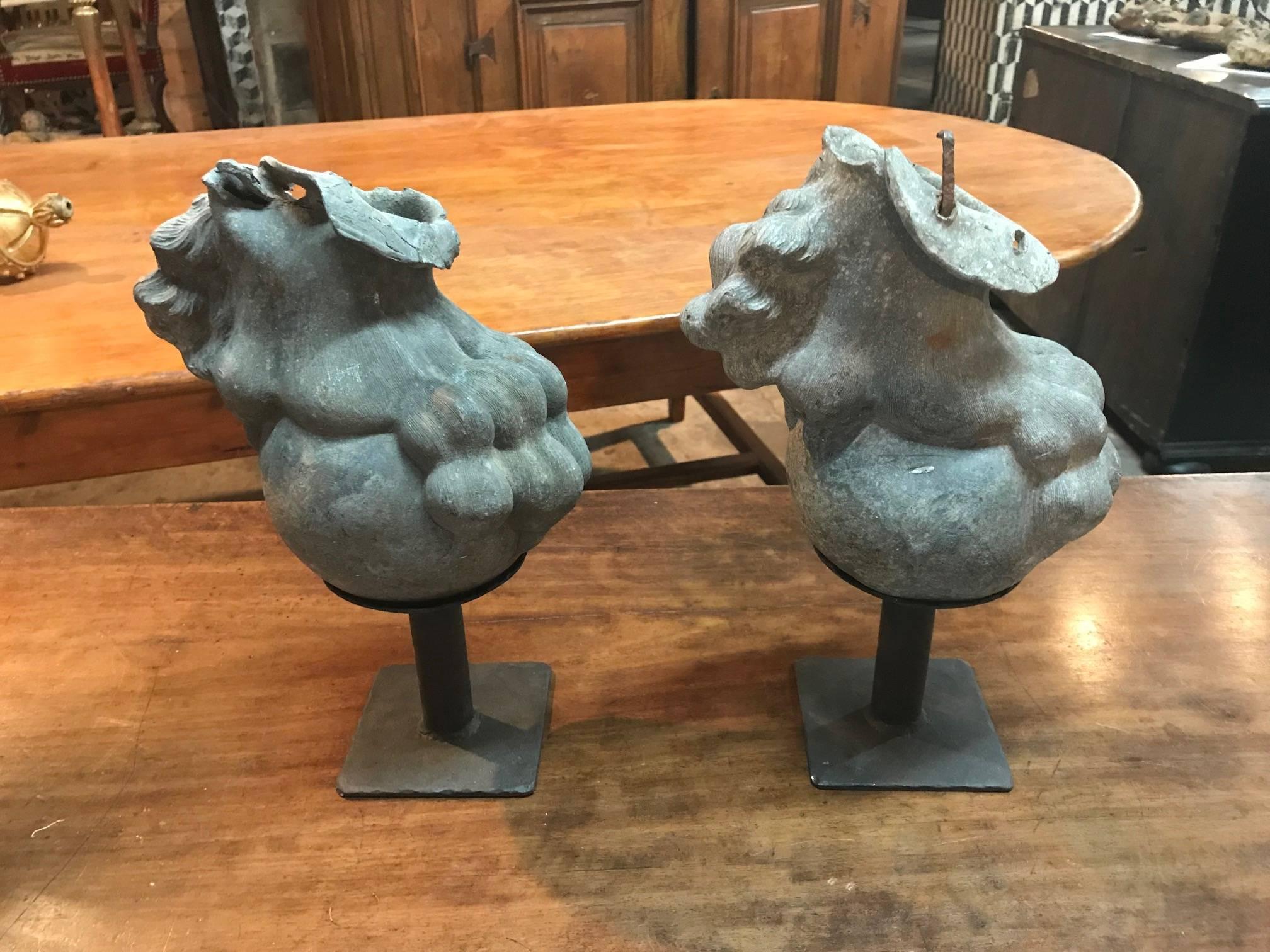 French 19th Century Lion Paw Architectural Fragments In Good Condition In Atlanta, GA