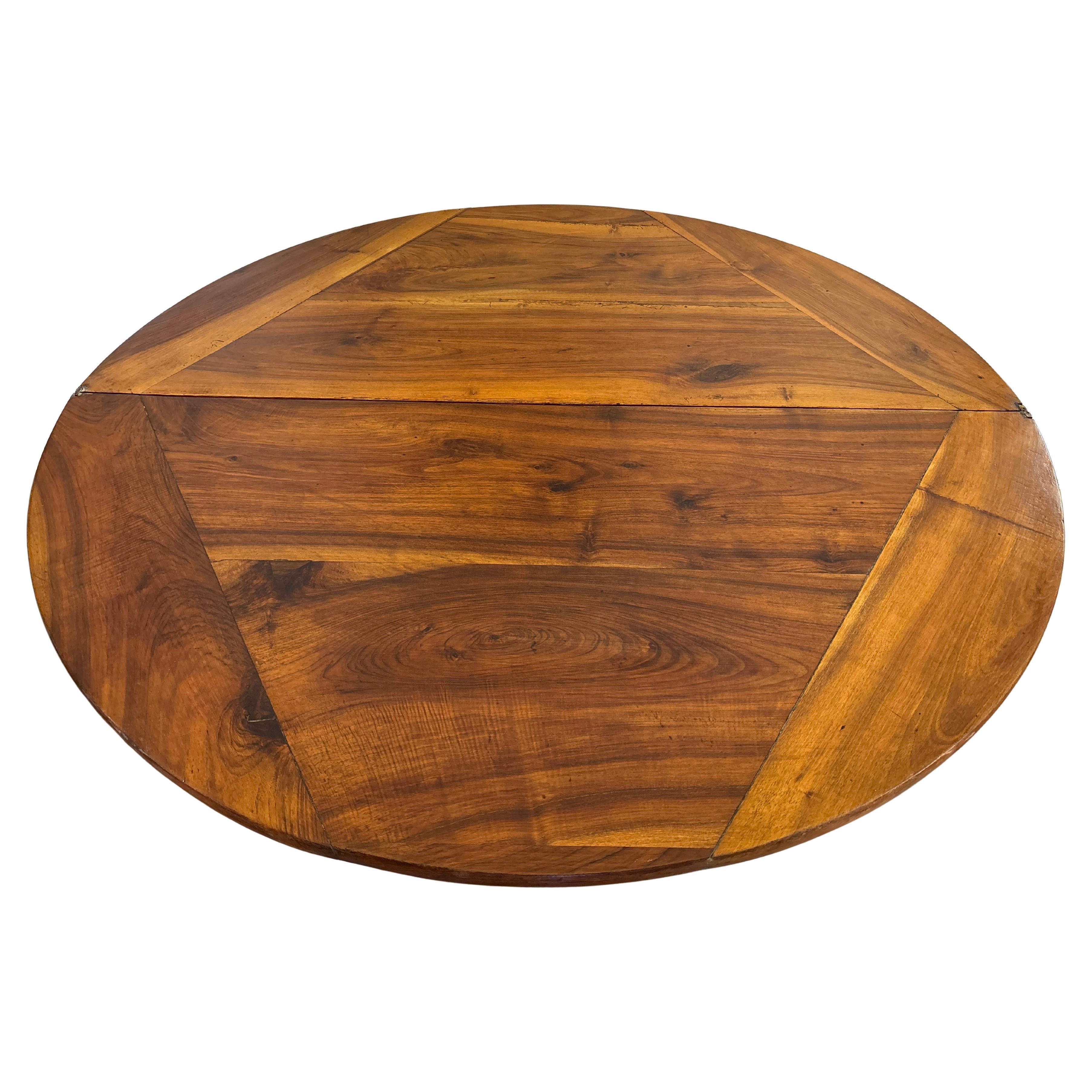 Table 1/2 lune ou table ronde Louis Philippe du 19ème siècle en vente 3