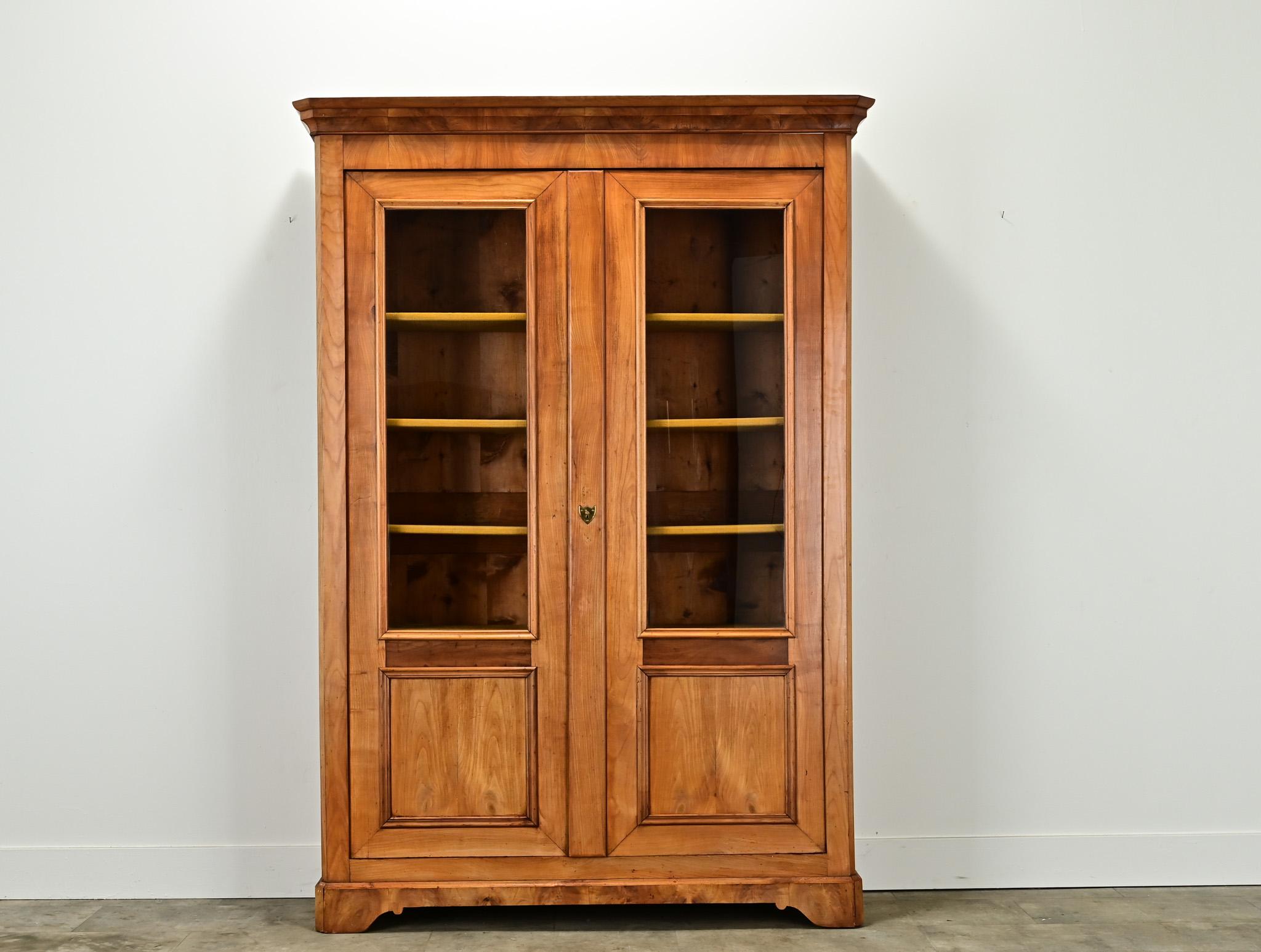 Hand-Crafted French 19th Century Louis Philippe Bibliotheque For Sale