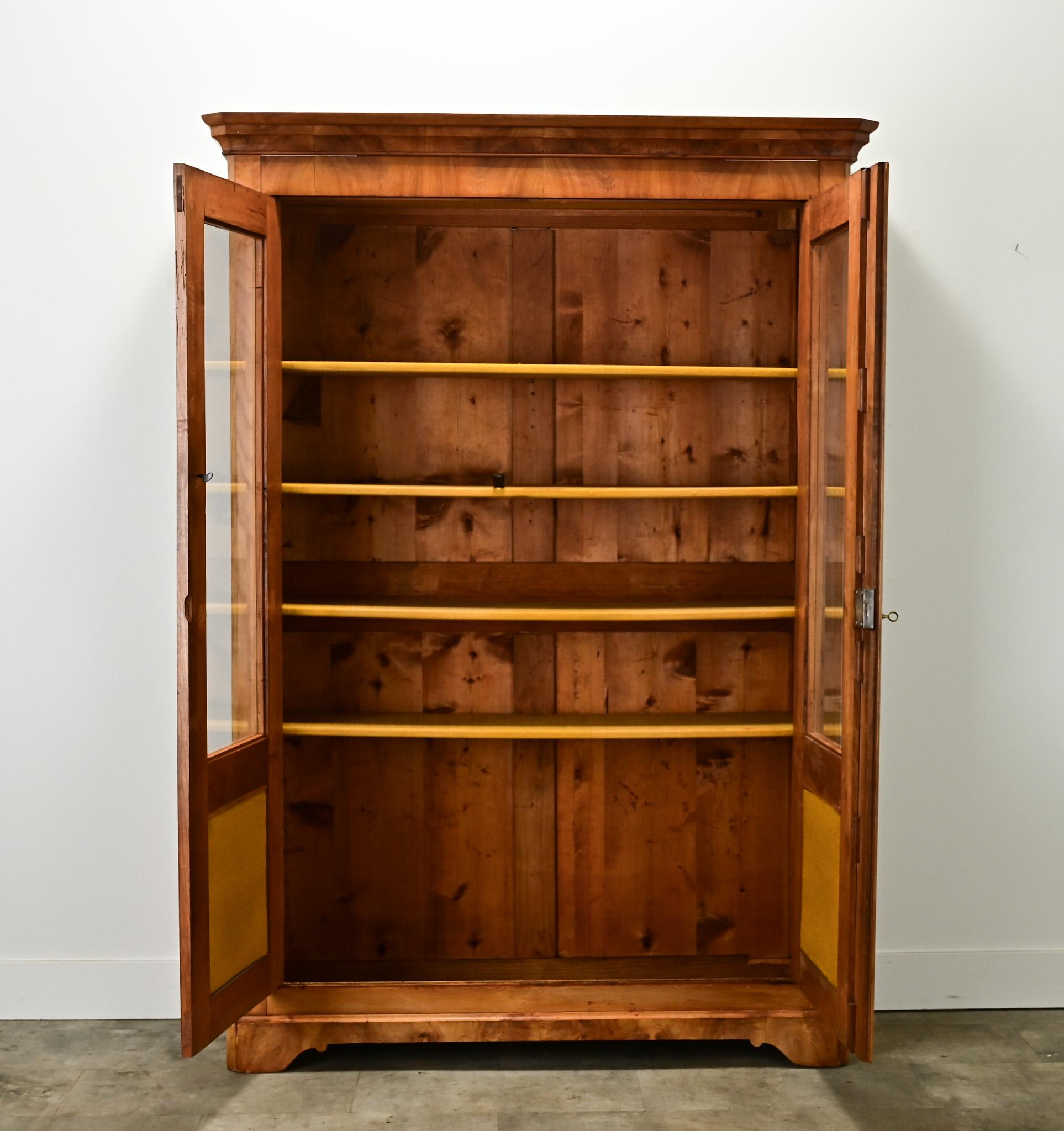 Pine French 19th Century Louis Philippe Bibliotheque For Sale