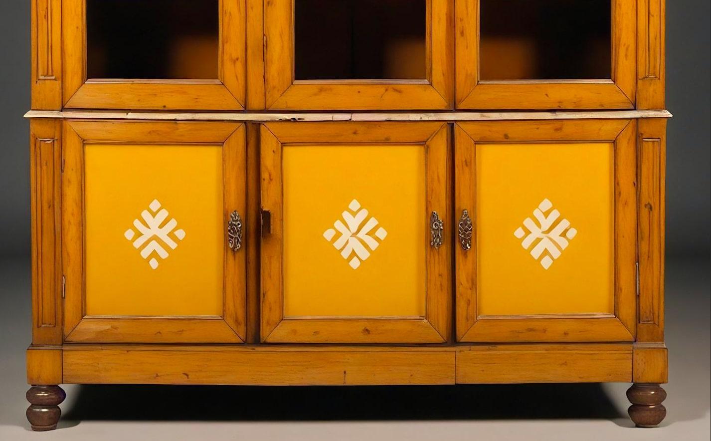 French 19th Century Louis Philippe Bibliotheque Inspired Cabinet In New Condition For Sale In New York, NY