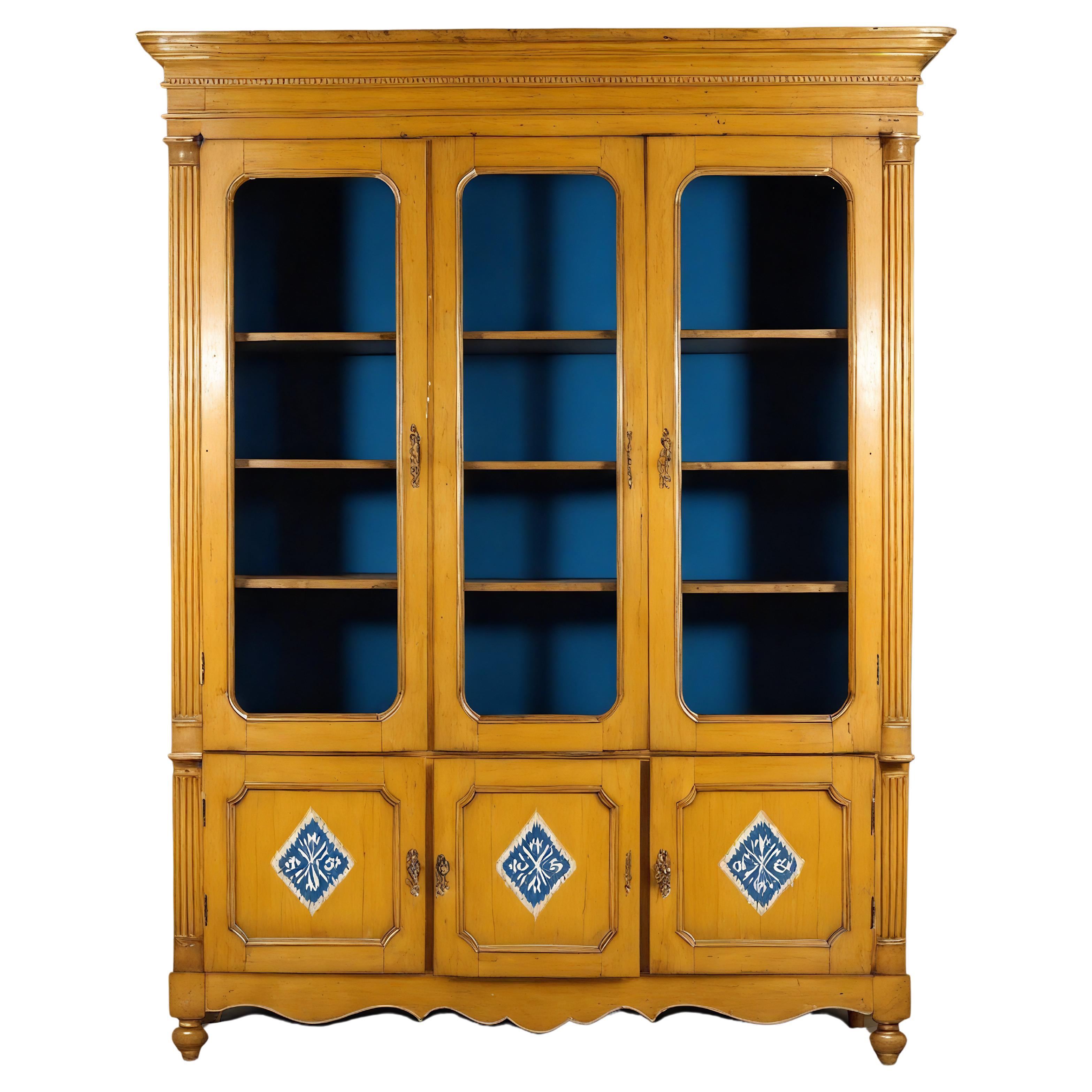 French 19th Century Louis Philippe Bibliotheque Inspired Cabinet
