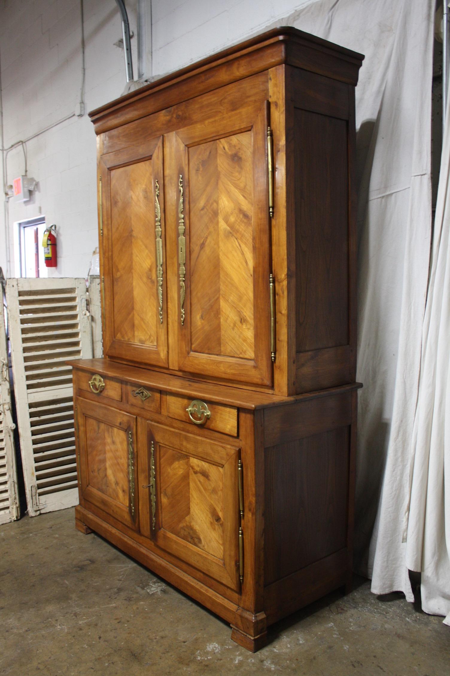 Louis Philippe French 19th Century Louis-Philippe Buffet 2Corps For Sale