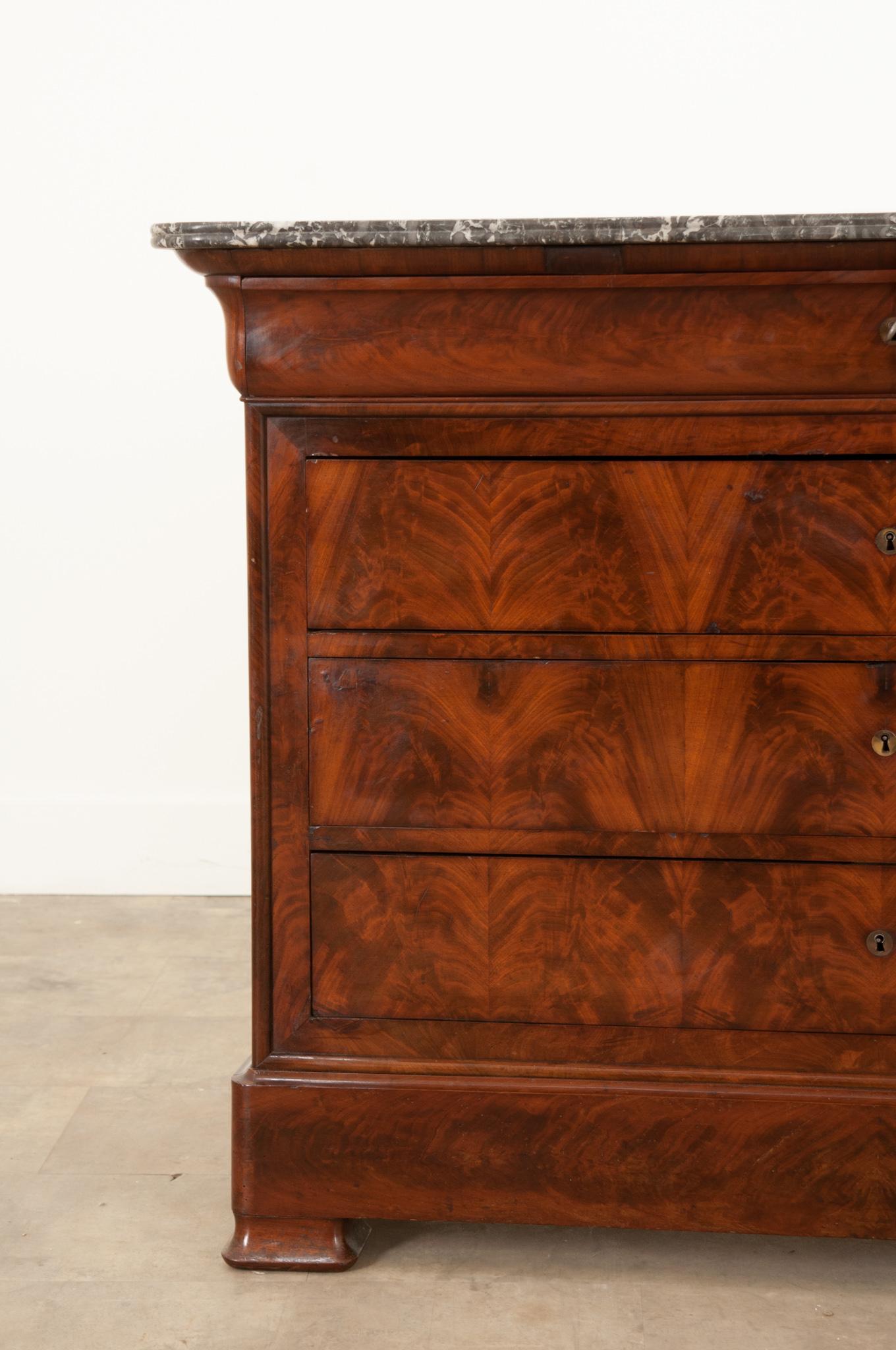 Hand-Carved French 19th Century Louis Philippe Commode