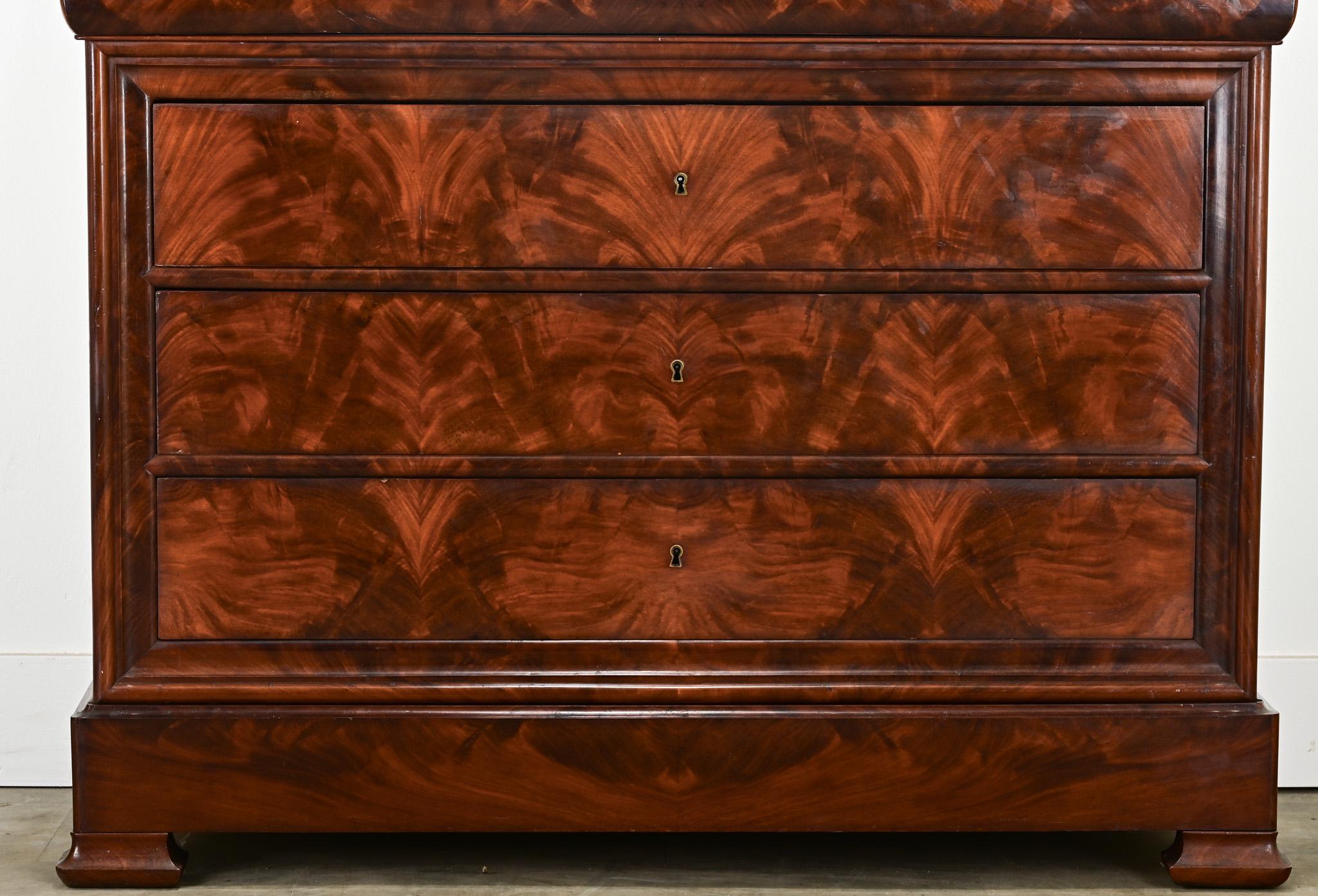 Hand-Carved French 19th Century Louis Philippe Commode