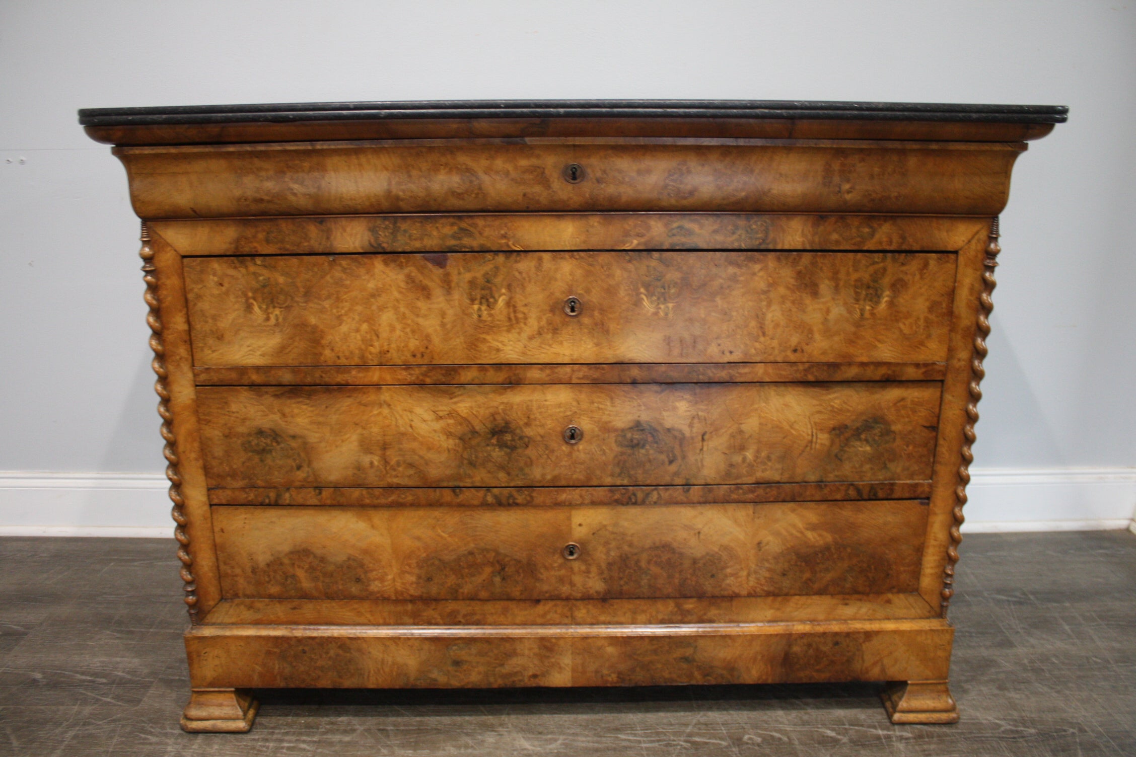 Marquetry French 19th Century Louis-Philippe Commode