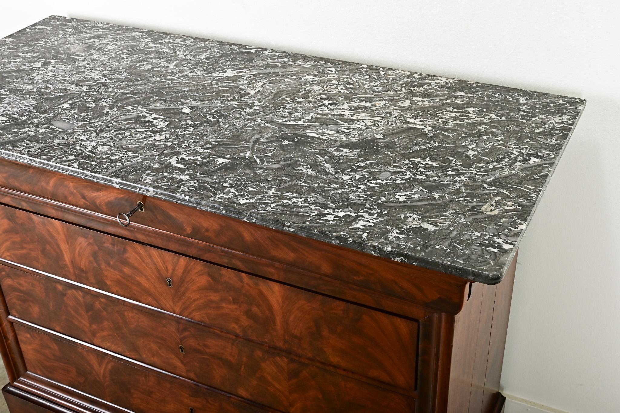 Marble French 19th Century Louis Philippe Commode