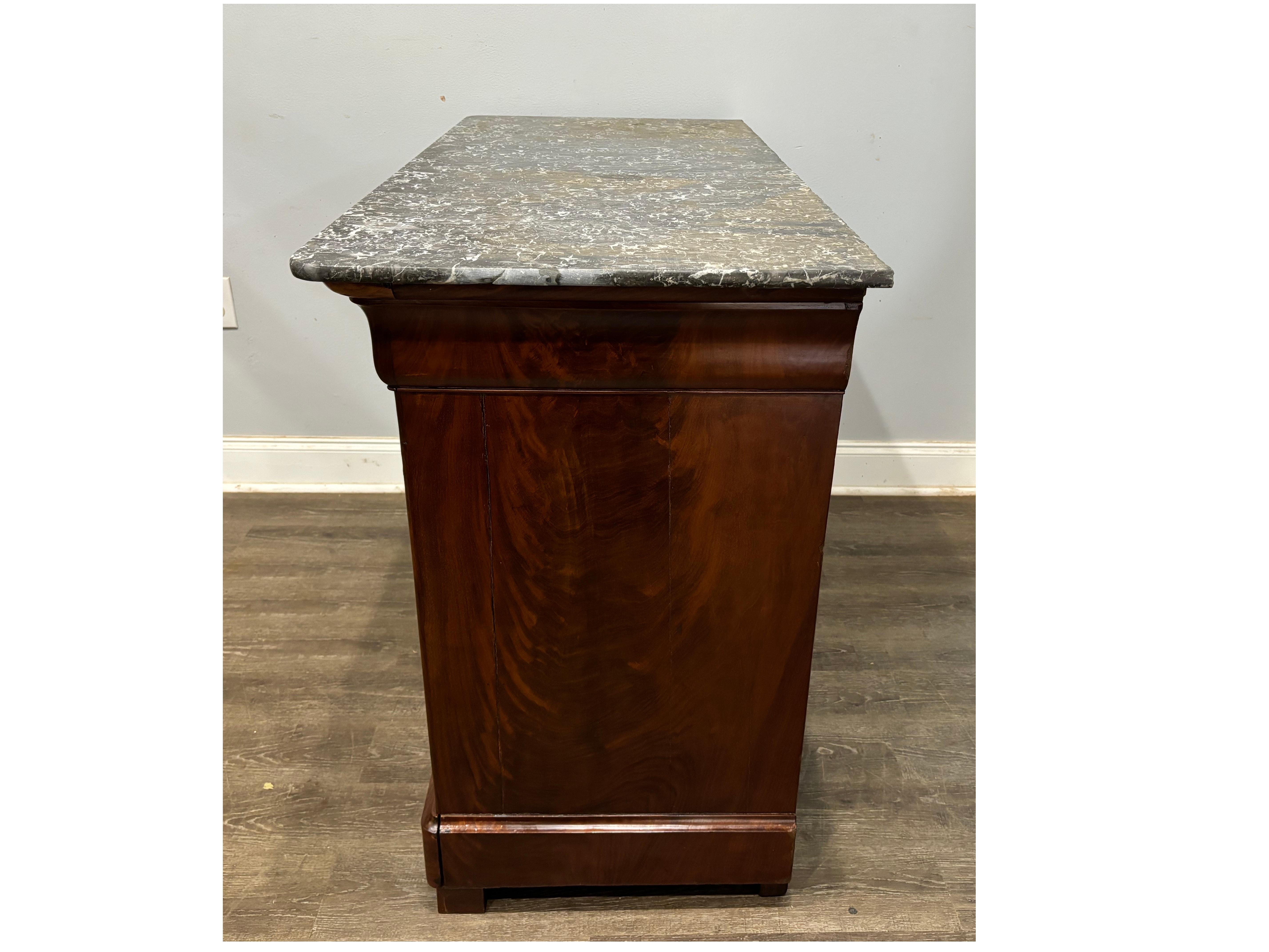 Marble French 19th Century Louis-Philippe Commode