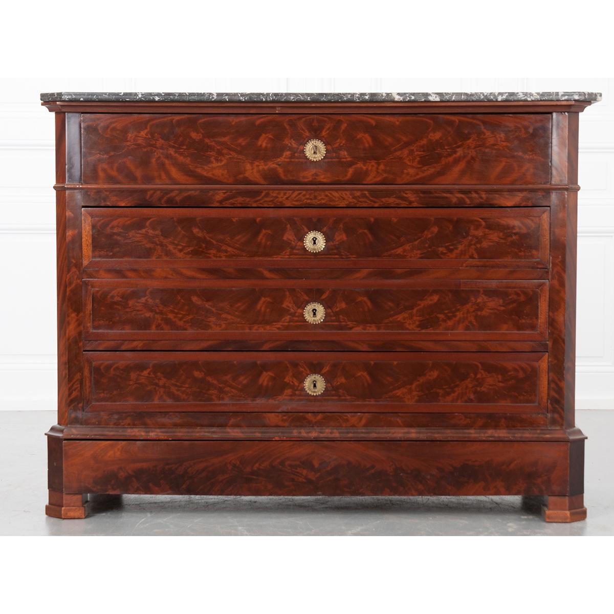 French 19th Century Louis Philippe Commode Secretary 2