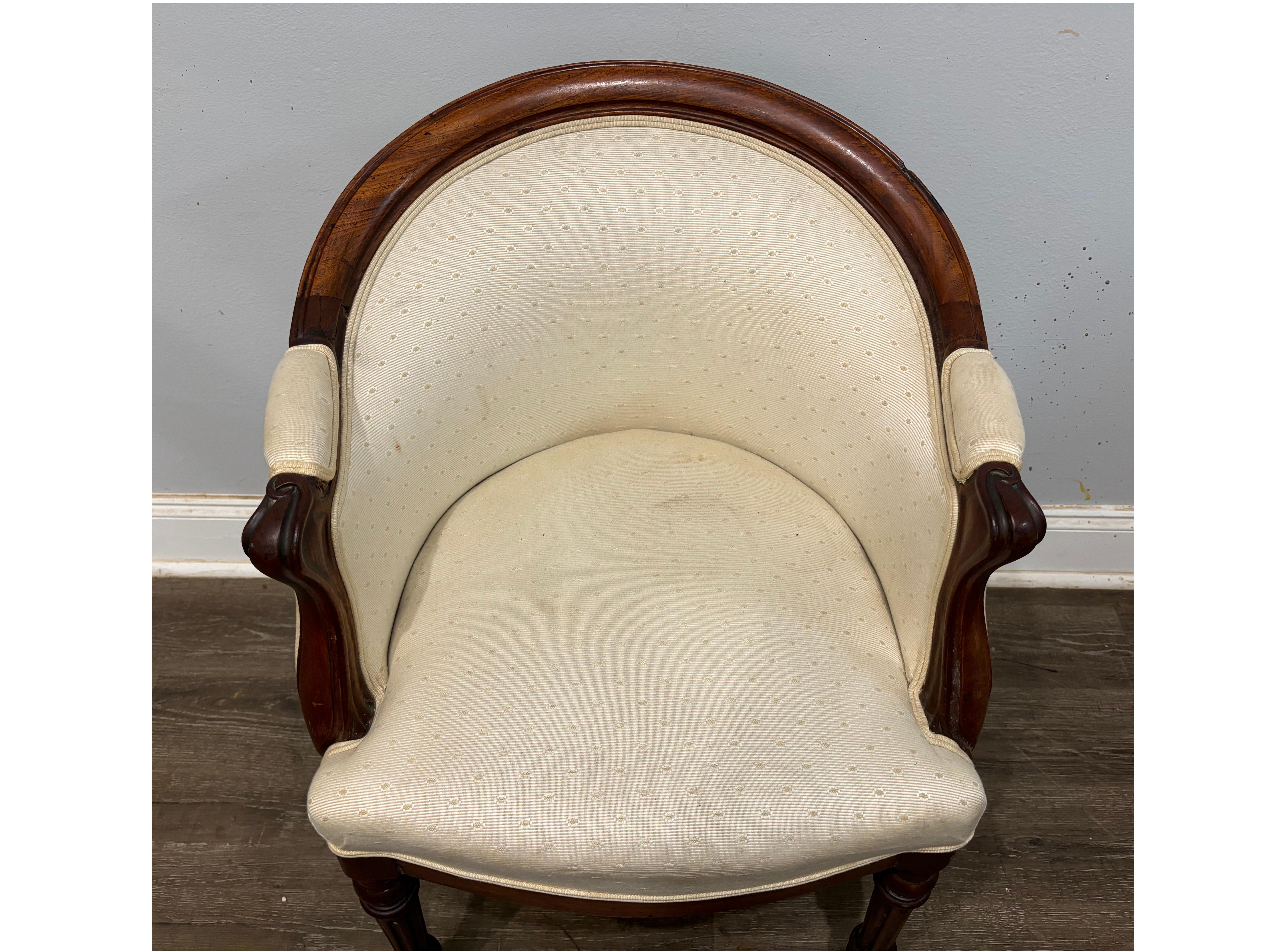 Louis Philippe French 19th Century Louis-Philippe Desk Chair For Sale