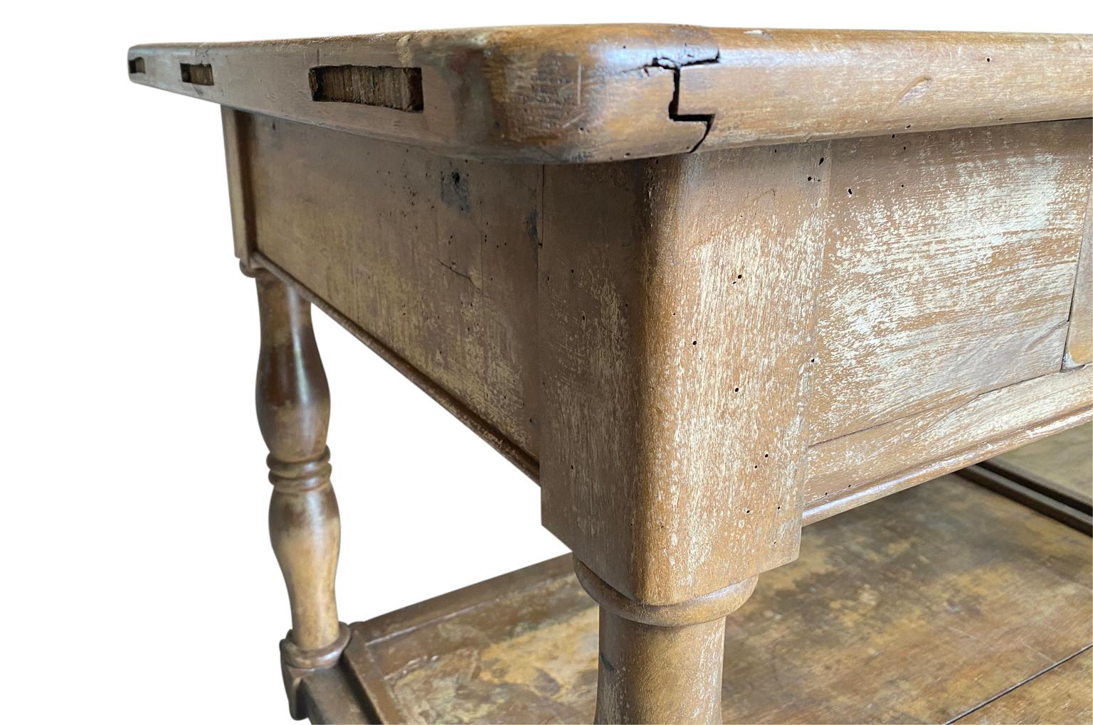 French 19th Century Louis Philippe Draper's Table 6