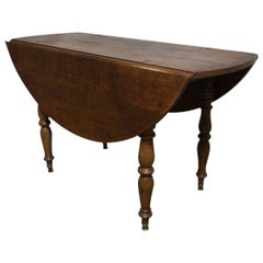 French 19th Century Louis-Philippe Drop-Leaf Table