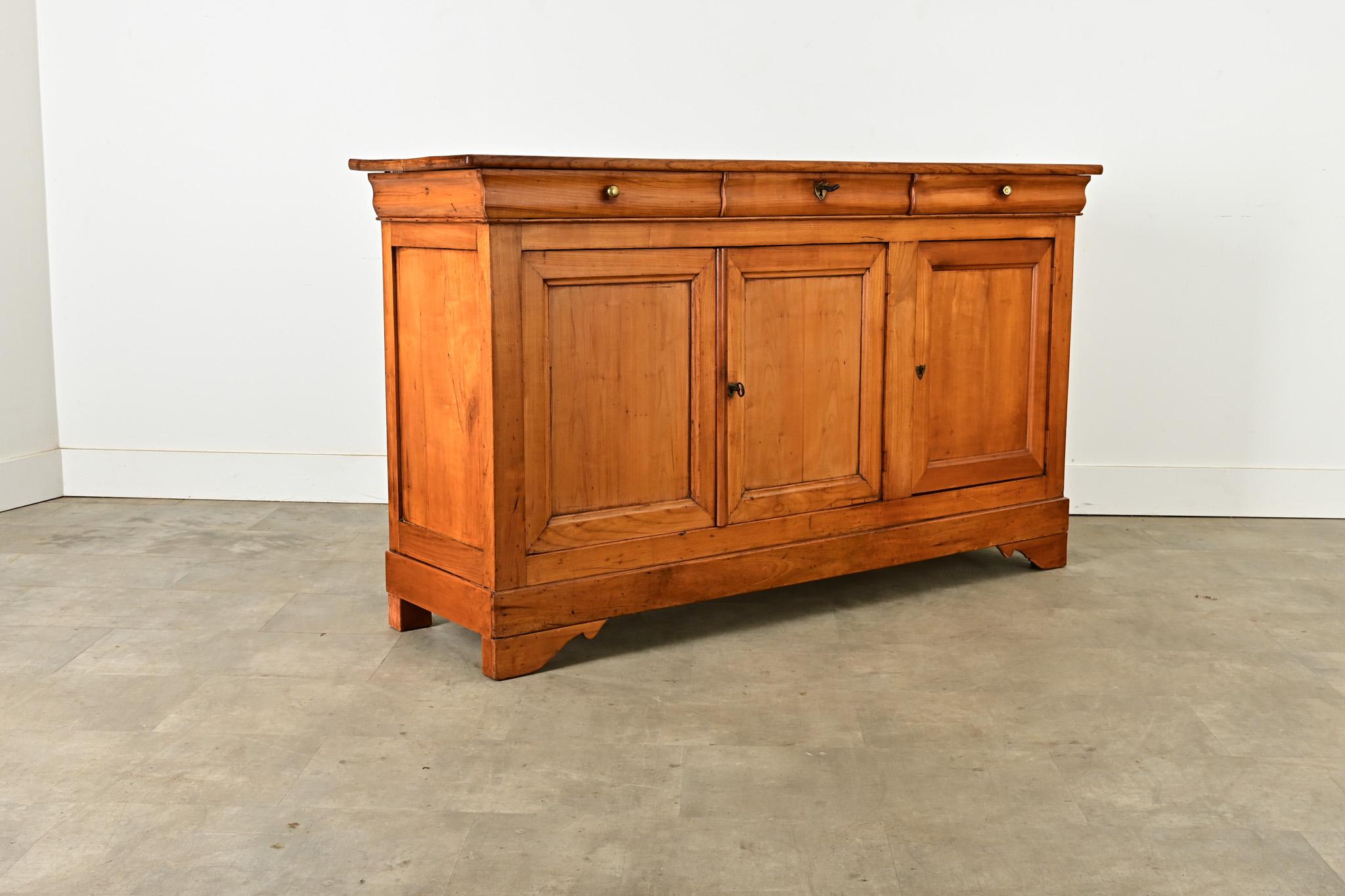 Enfilade francese in legno di Louis Philippe del XIX secolo in vendita 4