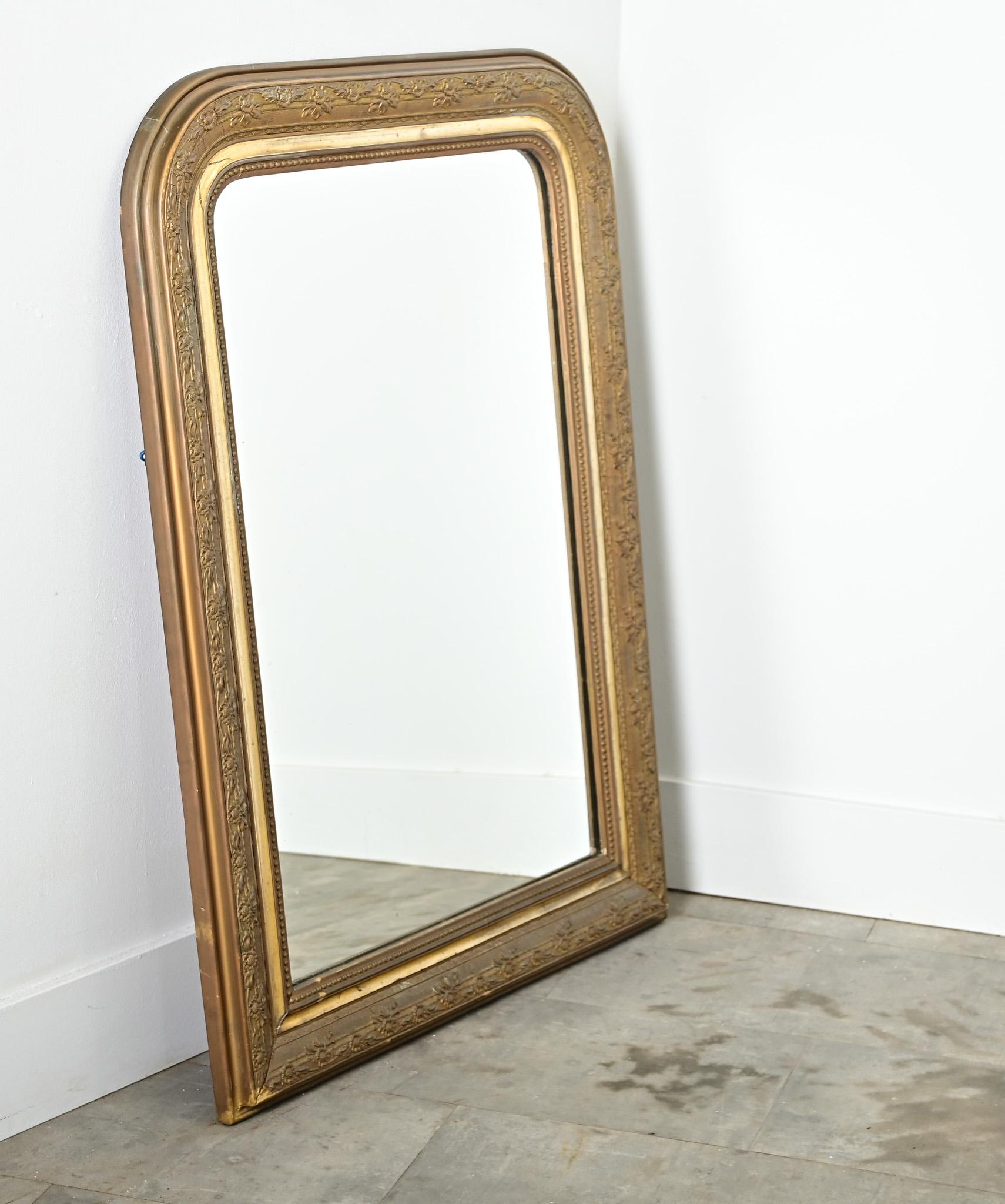 Gold French 19th Century Louis Philippe Gilt Mirror